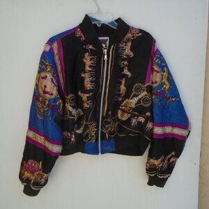 Other Destination Women's Wearable Art Jacket Size S Multicolor